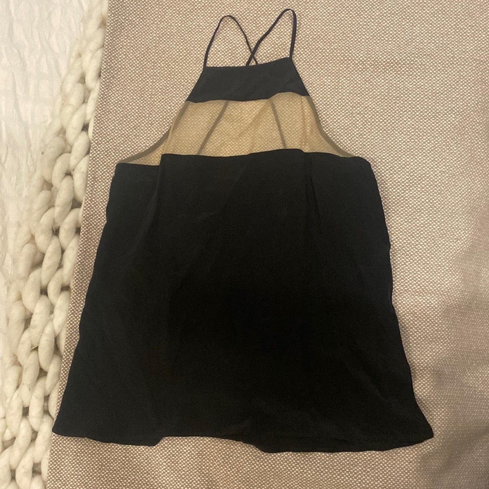 Black high neck CAMI NYC tank - Picture 2 of 6